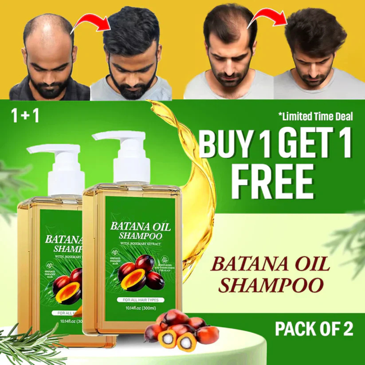 Rabenda® | Batana Oil Shampoo for Male & Female