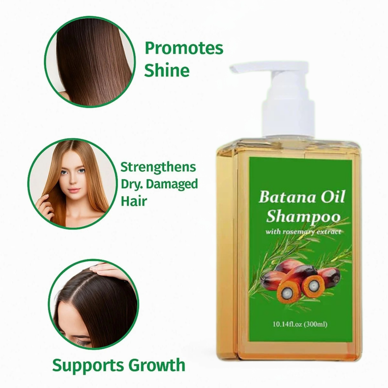 Rabenda® | Batana Oil Shampoo for Male & Female
