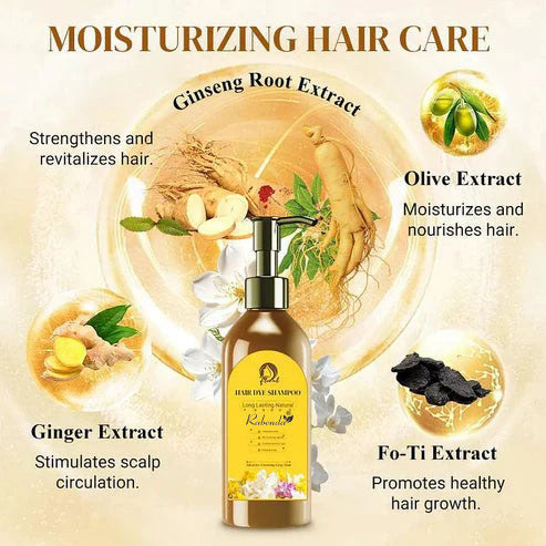 Rabenda® Natural Hair Dye Shampoo