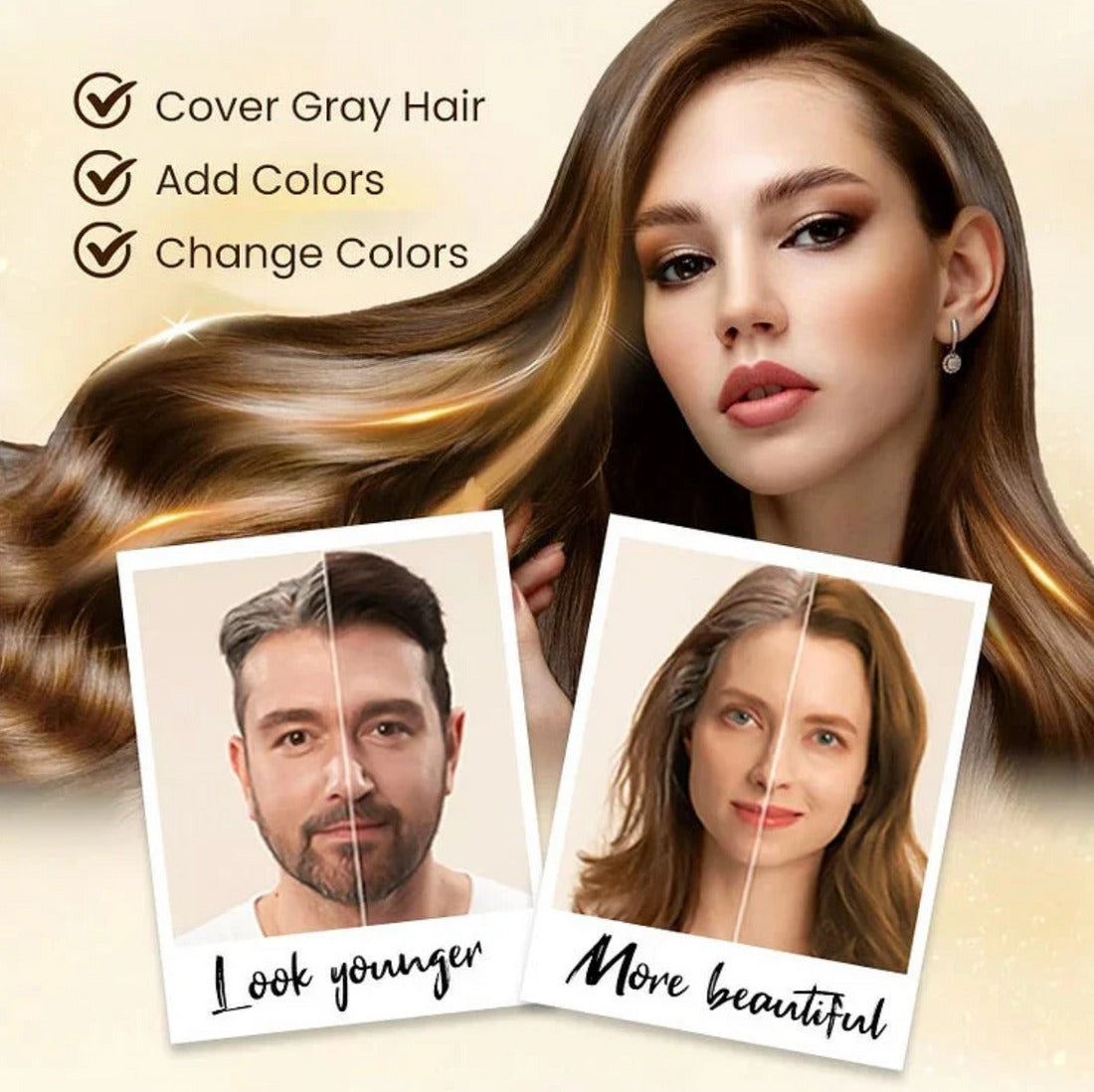 Rabenda® Natural Hair Dye Shampoo